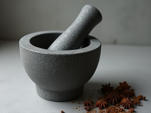 Stone Mortar & Pestle